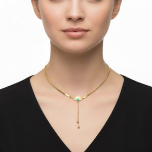 Ατσάλινο Κολιέ - ΧρυσόX00343A