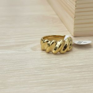 Ατσάλινο Δαχτυλίδι/Χρυσό - 9X00360-9