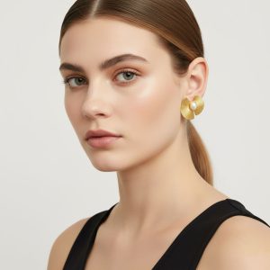 Ατσάλινα Σκουλαρίκια Καρφωτά - ΑσημίA3095B