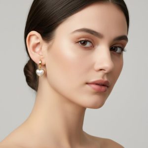 Ατσάλινα Σκουλαρίκια Καρφωτά - ΧρυσόA2063A