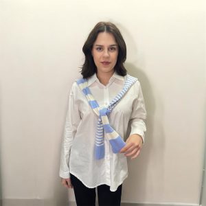 ΛΕΥΚΟ ΠΟΥΚΑΜΙΣΟ ΜΕ ΔΙΑΚΟΣΜΗΤΙΚΟ ΠΛΕΚΤΟ