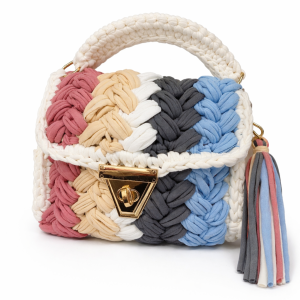 Mini πλεκτή τσάντα